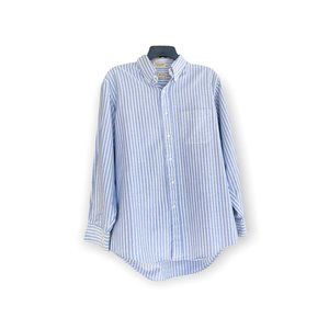 Vintage LL Bean Men's Striped Button Down